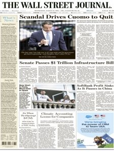 The Wall Street Journal 08.11 2021