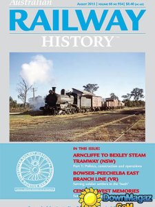 Australian Railway History - August 2015