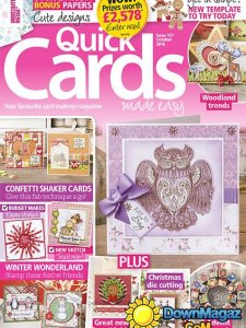 Quick Cards Made Easy - October 2016