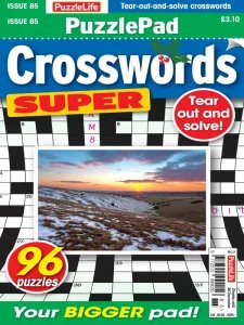 PuzzleLife PuzzlePad Crosswords Super - Is. 85 2024