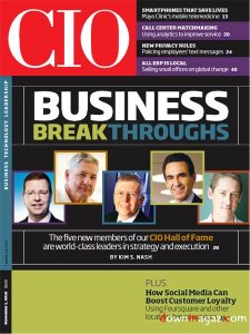 CIO - 01 November 2010