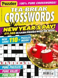 Puzzler Tea-Break Crosswords - Is. 353 2024