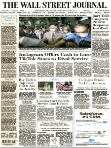 The Wall Street Journal – 29.07.2020