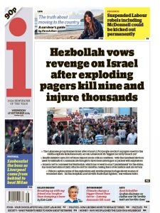 The i Newspaper - 18.09.2024