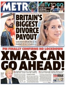 Metro UK - 22.12.2021