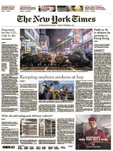 International New York Times - 09.9.2019