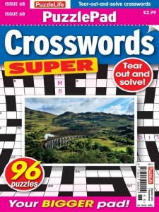 PuzzleLife PuzzlePad Crosswords Super - Is. 68 2023