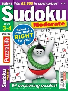 PuzzleLife Sudoku Moderate - Is. 70 2021