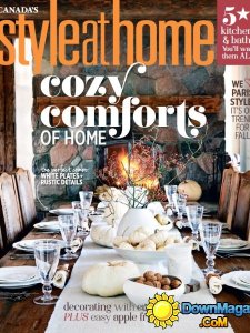 Style at Home Canada – October 2015