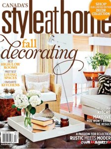 Style at Home Magazine October 2012