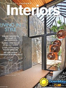 Modern Luxury Interiors California - Fall 2013