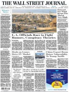 The Wall Street Journal - 01.13.2025