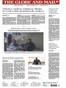 The Globe and Mail - 11.3.2022