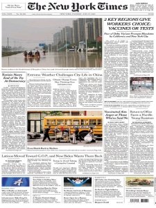 The New York Times 07.27 2021