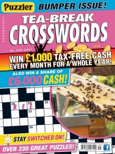 Puzzler Tea-Break Crosswords - Is. 309 2021