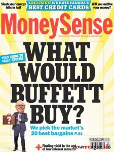 MoneySense magazine - September/October 2012