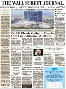 The Wall Street Journal - 17.06.2020