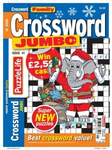 PuzzleLife Family Crossword Jumbo - Is. 41 2023