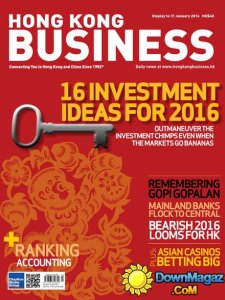 Hong Kong Business - January 2016