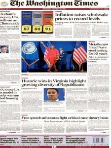 The Washington Times 11.10 2021