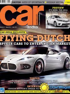 Car India - July 2013