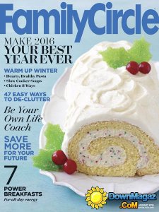 Family Circle USA - January 2016