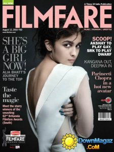 Filmfare India - 12 August 2015