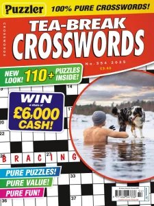 Puzzler Tea-Break Crosswords - Is. 354 2025