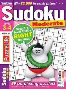 PuzzleLife Sudoku Moderate - Is. 65 2021