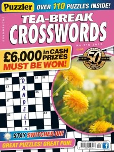 Puzzler Tea-Break Crosswords - No. 316 2022