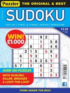 Puzzler Sudoku - No. 205 2020