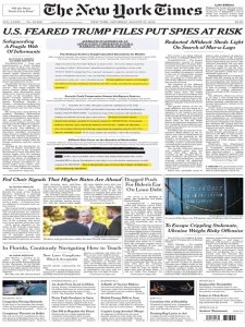 The New York Times 08.27 2022