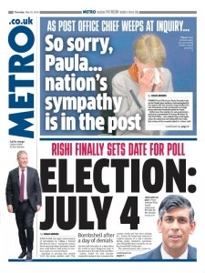 Metro UK - 23.05.2024