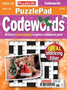 PuzzleLife PuzzlePad Codewords - Is. 118 2025