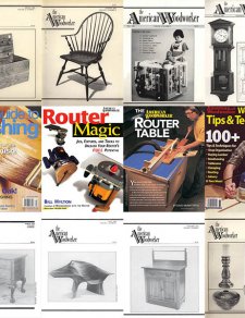 American Woodworker 1985-86 + Books