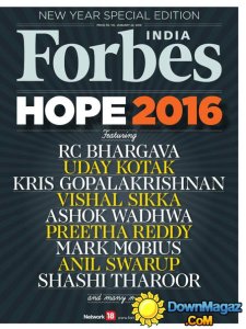 Forbes IN- 22 January 2016