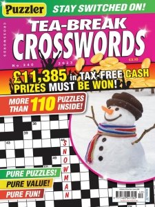 Puzzler Tea-Break Crosswords - Is. 340 2023