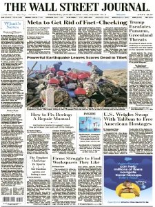 The Wall Street Journal - 01.8.2025