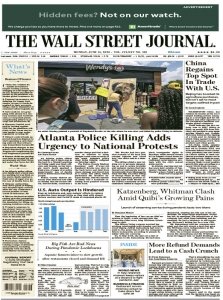 The Wall Street Journal - 15.06.2020