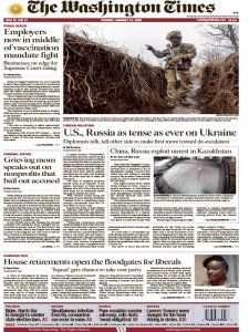 The Washington Times 01.11 2022