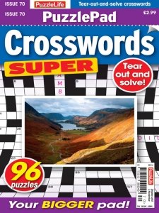 PuzzleLife PuzzlePad Crosswords Super - Is. 70 2023