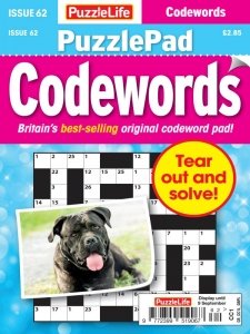 PuzzleLife PuzzlePad Codewords - Is. 62 2021