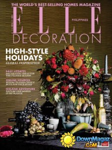 ELLE Decoration Philippines - December 2014/January 2015