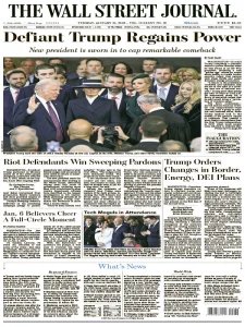 The Wall Street Journal - 01.25.2025