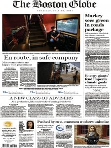 The Boston Globe - 07.22.2021