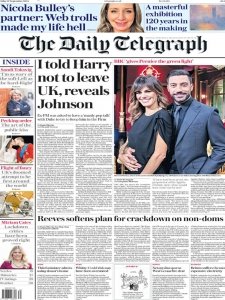 The Daily Telegraph - 27.09.2024