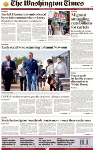 Washington Times - 08.05.2021