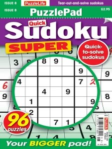 PuzzleLife PuzzlePad Sudoku Super - Is. 8 2022