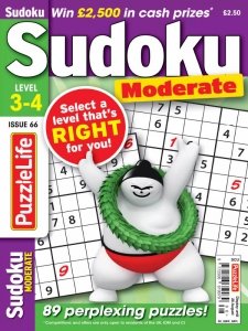 PuzzleLife Sudoku Moderate - Is. 66 2021