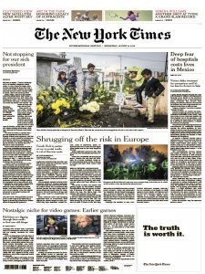 International New York Times - 08.12.2020